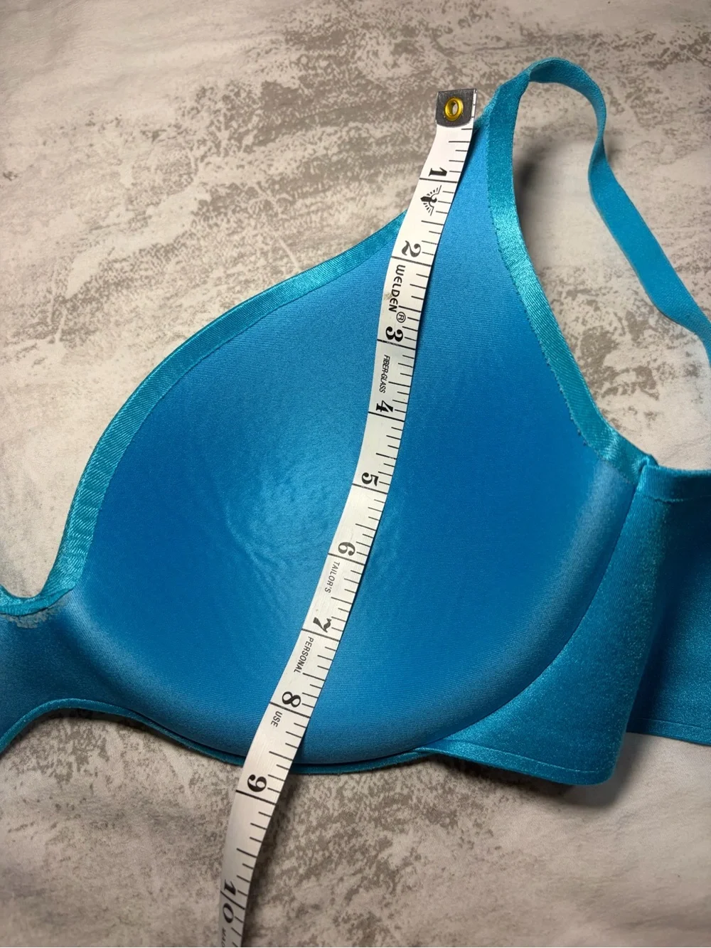Victoria’s Secret Lined Demi Bra 34D | Turquoise Blue Smooth T-Shirt Bra